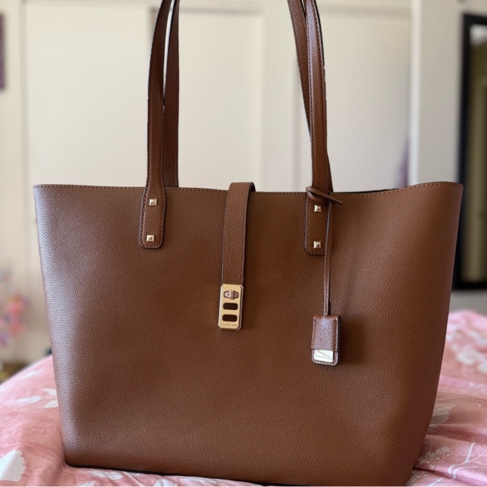 Michael Kors Brown Leather Tote